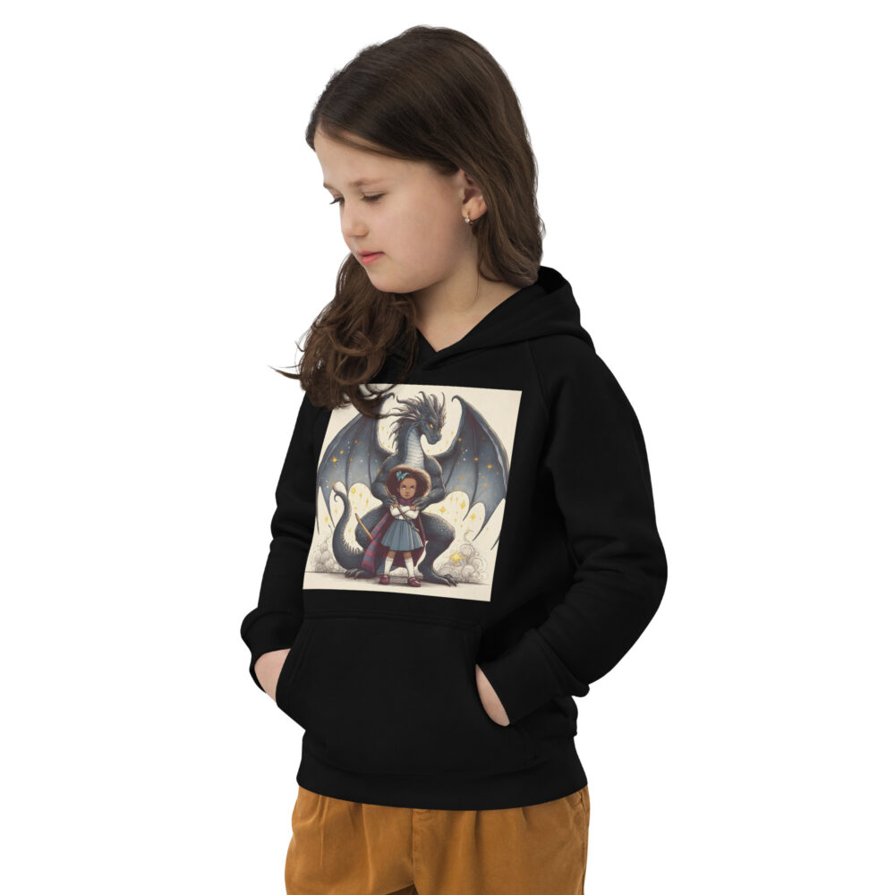 Hoodie za djecu "Zmaj" - organski pamuk - Slika 3