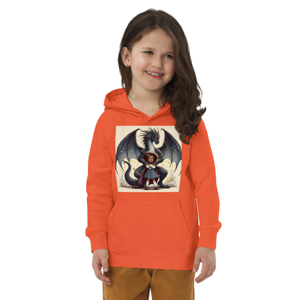 Hoodie za djecu "Zmaj" - organski pamuk - Slika 7