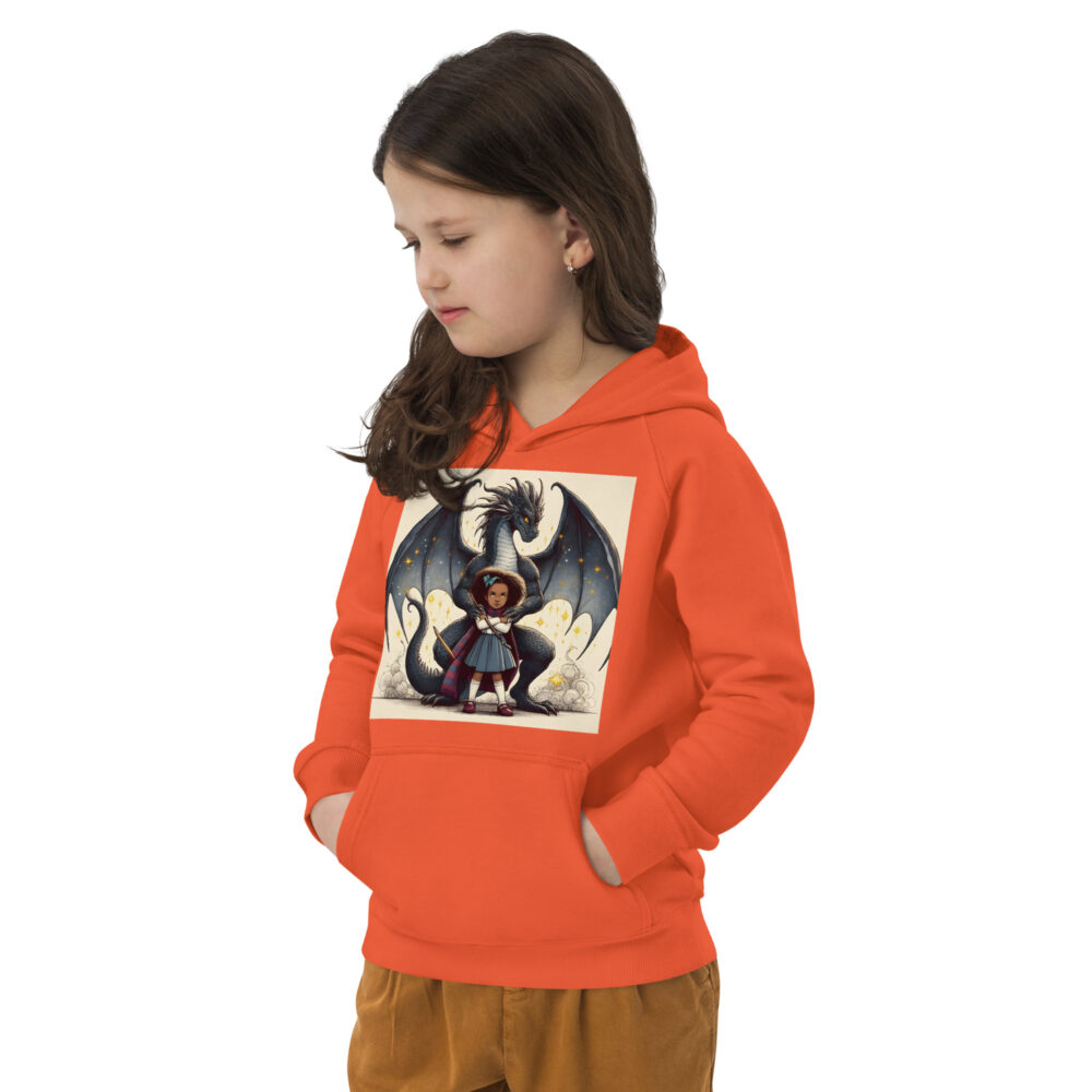 Hoodie za djecu "Zmaj" - organski pamuk - Slika 9