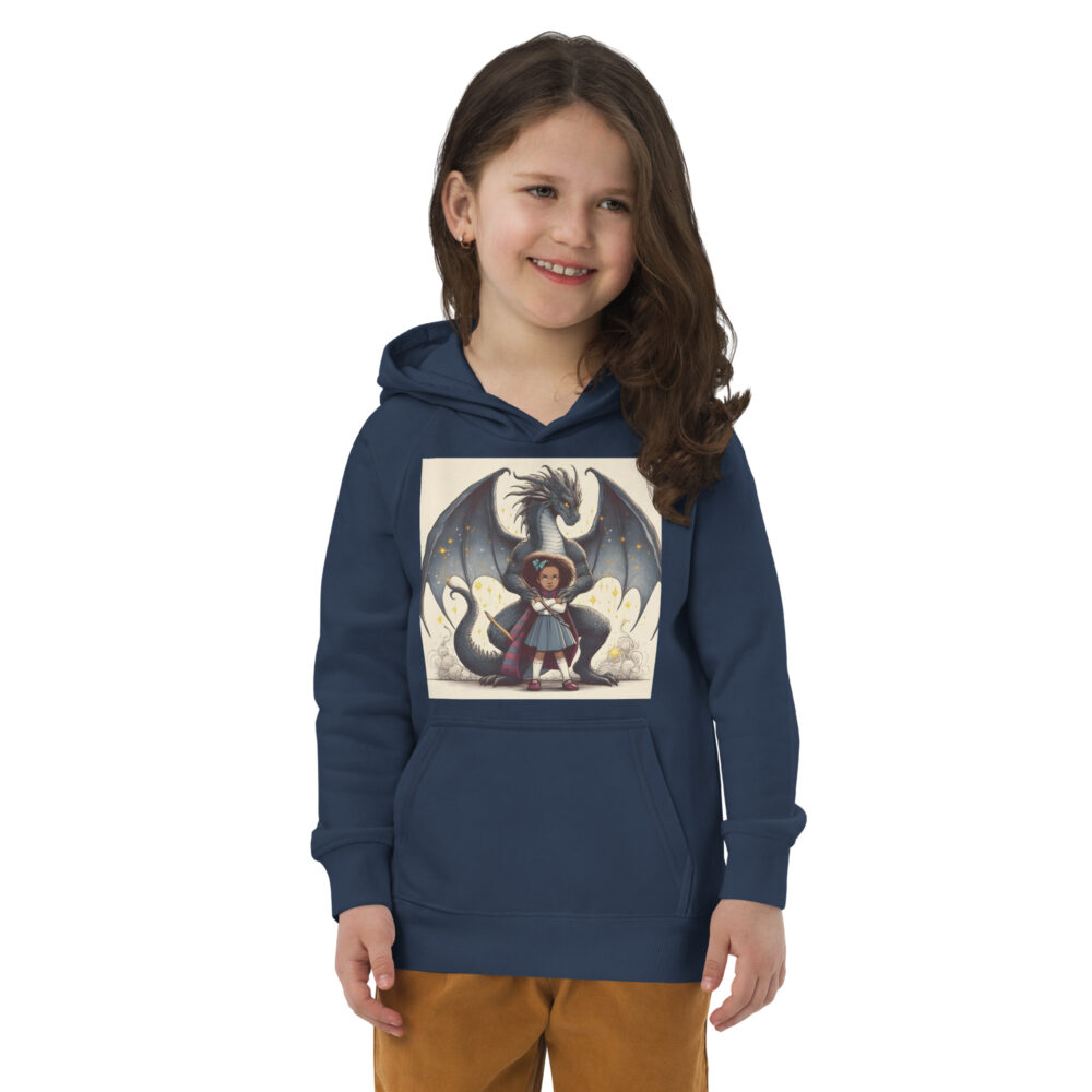 Hoodie za djecu "Zmaj" - organski pamuk - Slika 4