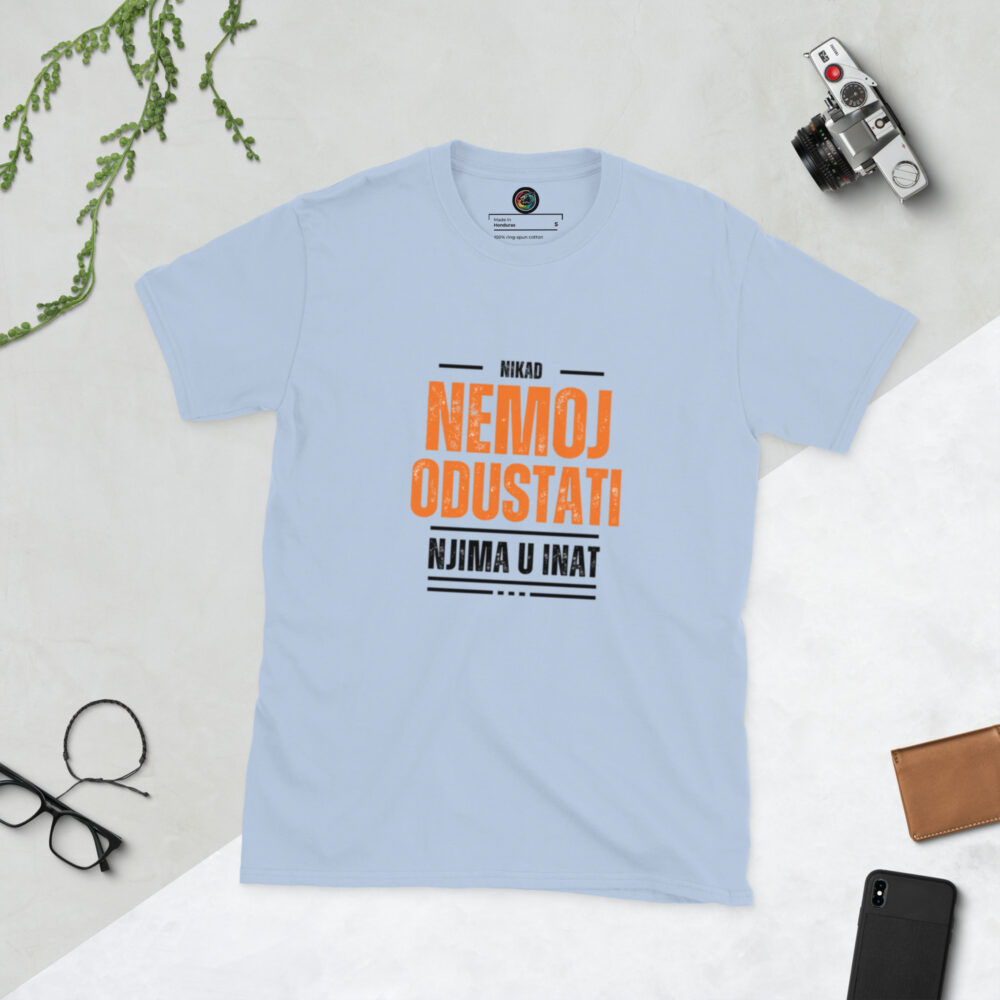 Kratka majica s natpisom "Nikad nemoj odustati" - Slika 12