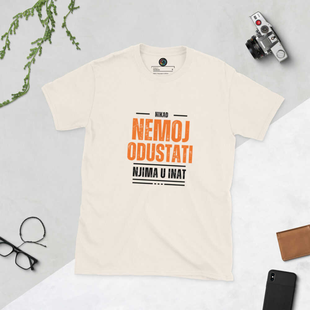 Kratka majica s natpisom "Nikad nemoj odustati" - Slika 14