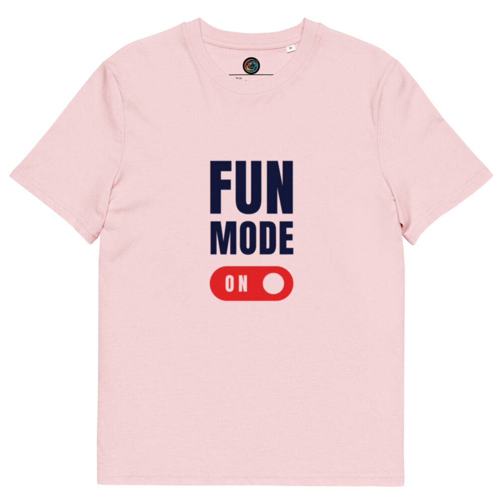 Kratka majica "Fun mode on" - organski pamuk - Slika 5