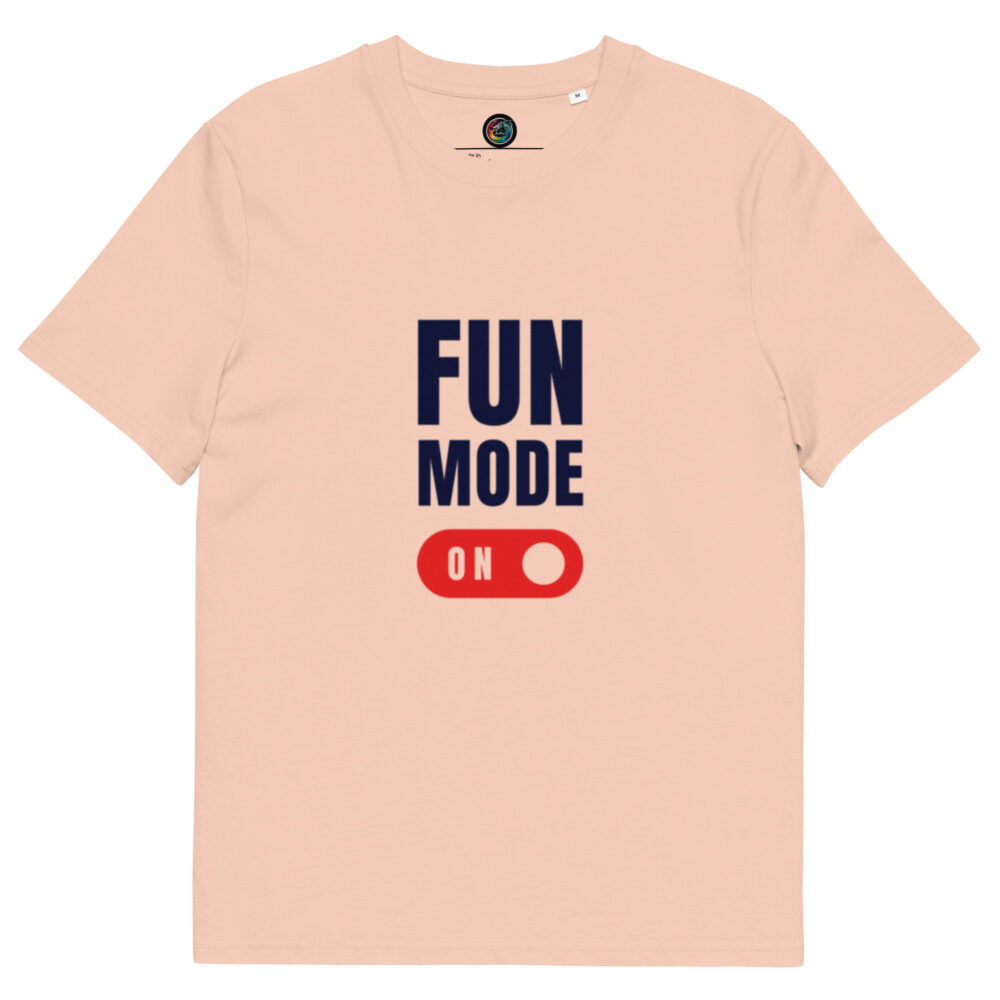Kratka majica "Fun mode on" - organski pamuk - Slika 4