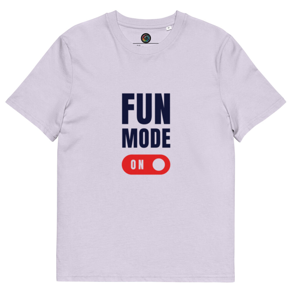 Kratka majica "Fun mode on" - organski pamuk - Slika 6