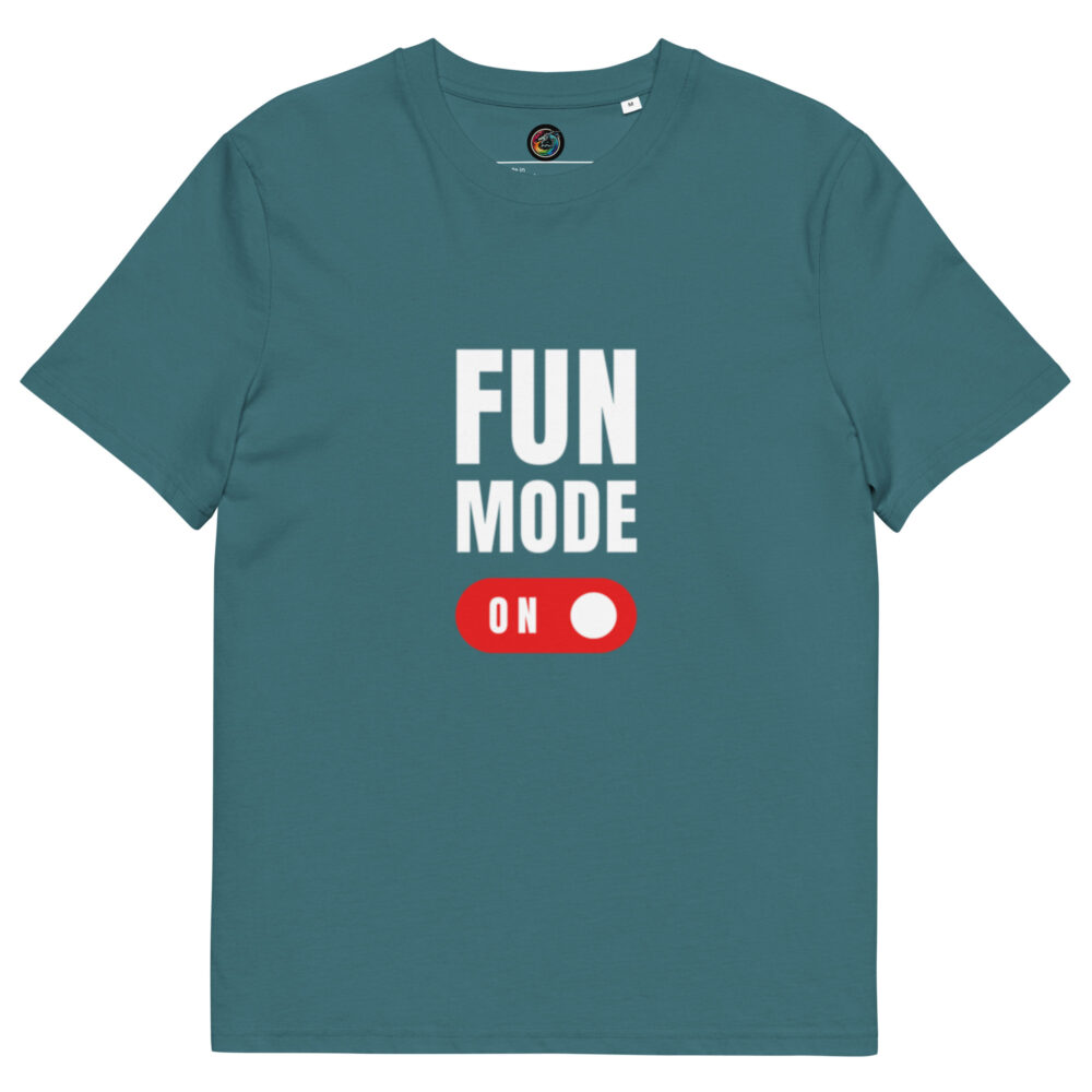 Kratka majica "Fun mode on" - organski pamuk - Slika 12
