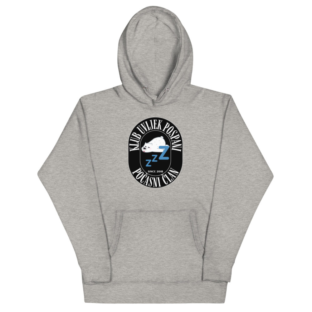 Hoodie s natpisom "Klub uvijek pospani" - Slika 12