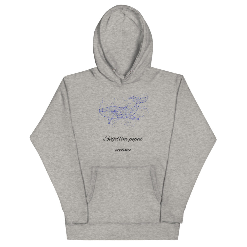 Hoodie s natpisom"Svijetlim poput oceana" - Slika 13