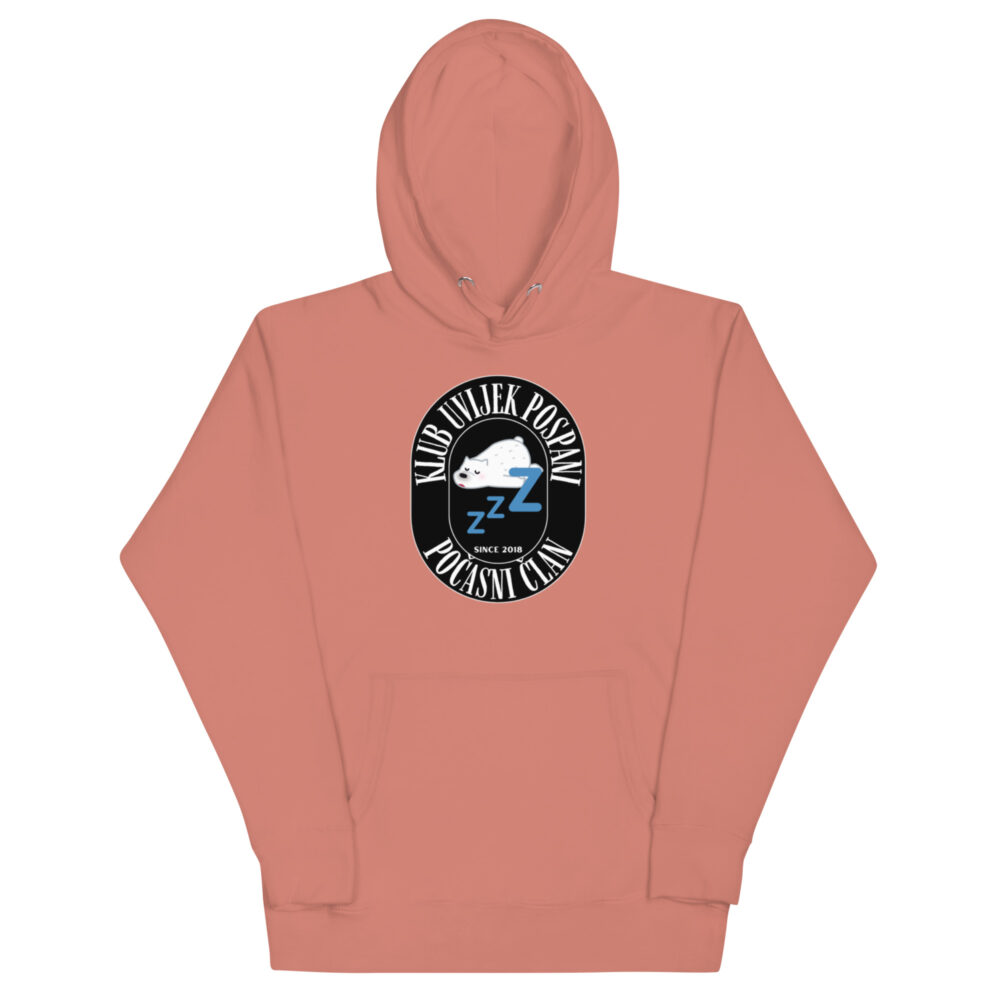 Hoodie s natpisom "Klub uvijek pospani" - Slika 11