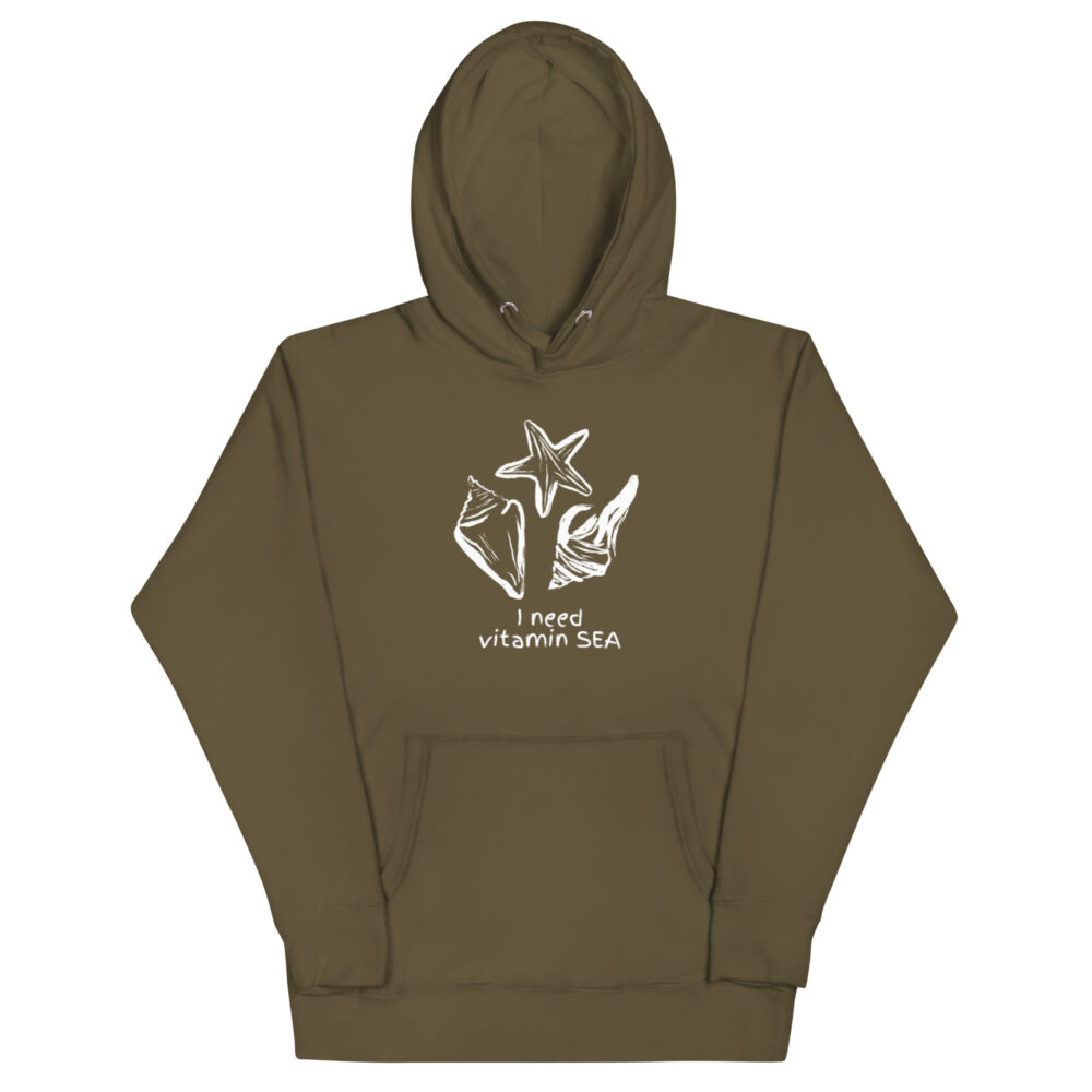Hoodie s natpisom"I need vitamin sea" - Slika 15
