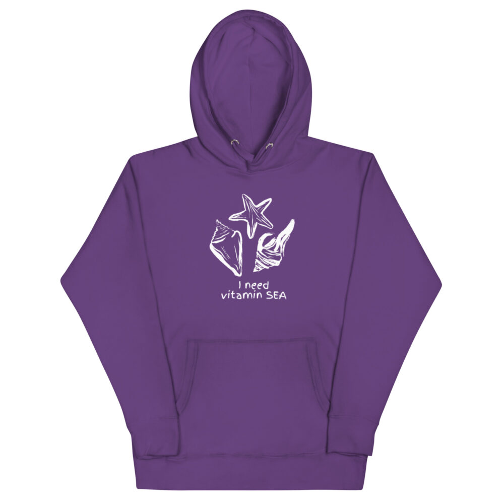Hoodie s natpisom"I need vitamin sea" - Slika 13