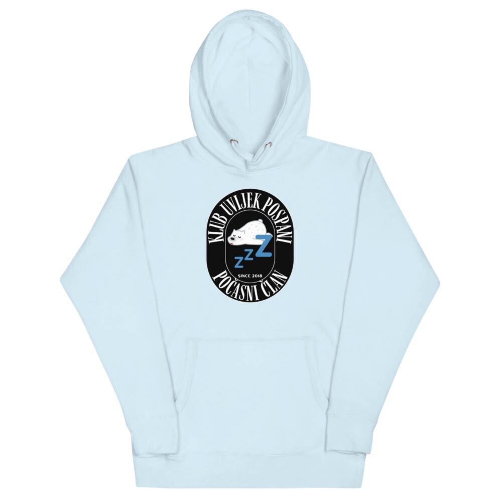 Hoodie s natpisom "Klub uvijek pospani" - Slika 13