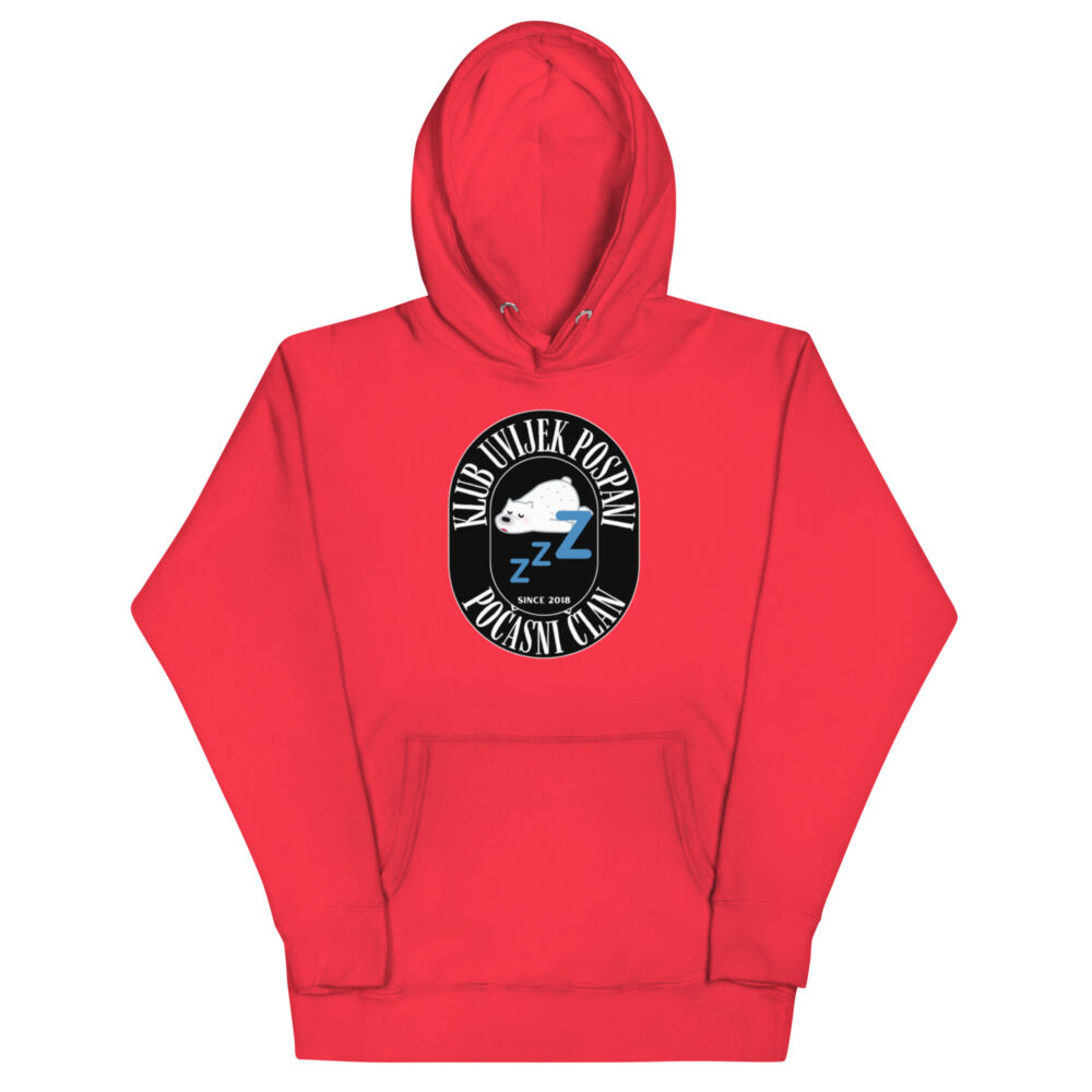 Hoodie s natpisom "Klub uvijek pospani" - Slika 10