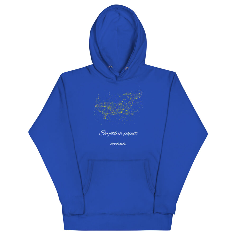 Hoodie s natpisom"Svijetlim poput oceana" - Slika 6