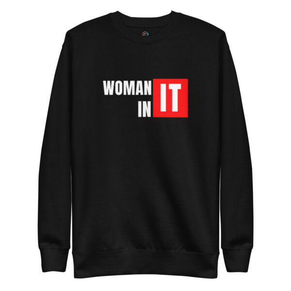Dugačka majica s natpisom "Woman in IT"