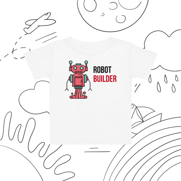 Kratka majica za bebe "Robot builder"
