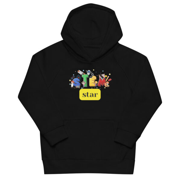 Dječja hoodie “STEM star” – organski pamuk