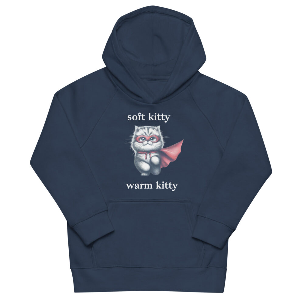Dječja hoodie s natpisom "soft kitty, warm kitty" - Slika 2