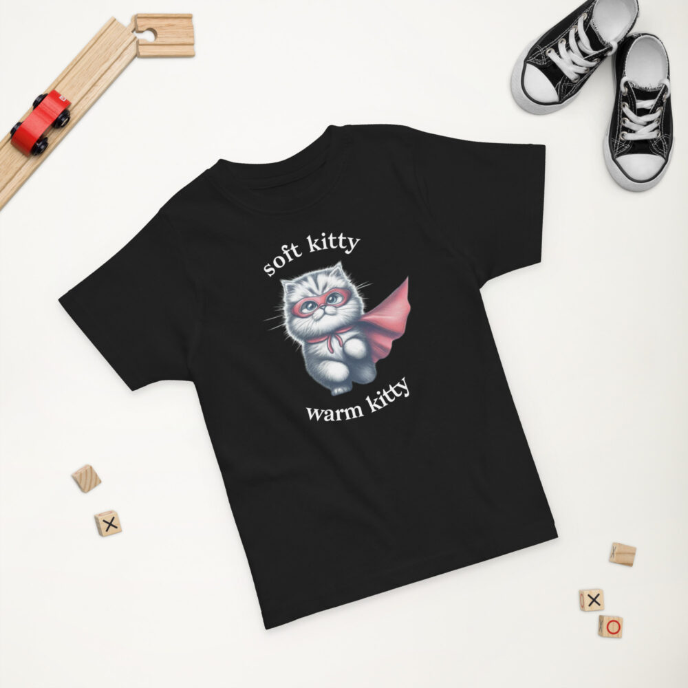 Majica za djecu s natpisom "soft kitty, warm kitty" - Slika 6