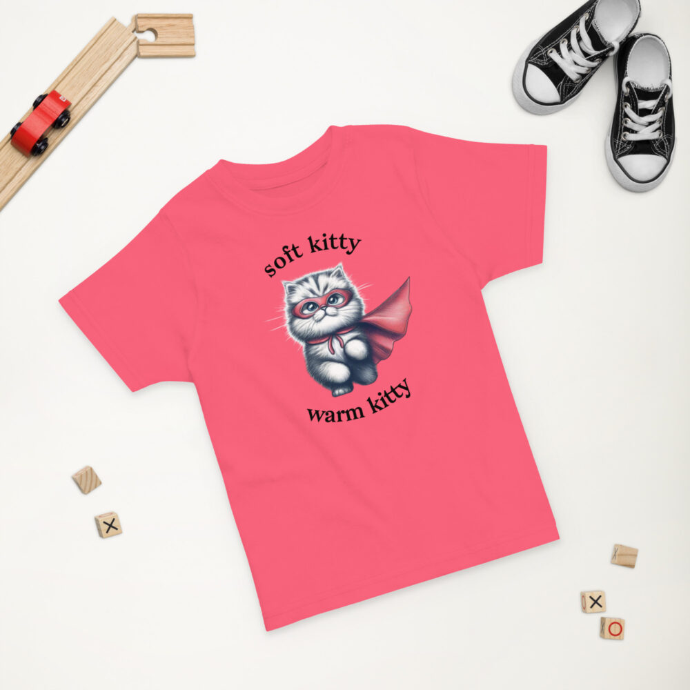 Majica za djecu s natpisom "soft kitty, warm kitty" - Slika 4