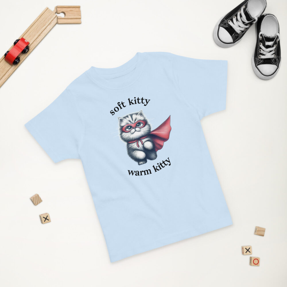 Majica za djecu s natpisom "soft kitty, warm kitty" - Slika 5