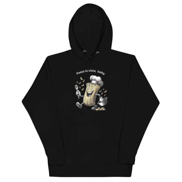 Hoodie s natpisom "Pasta la vista, baby"