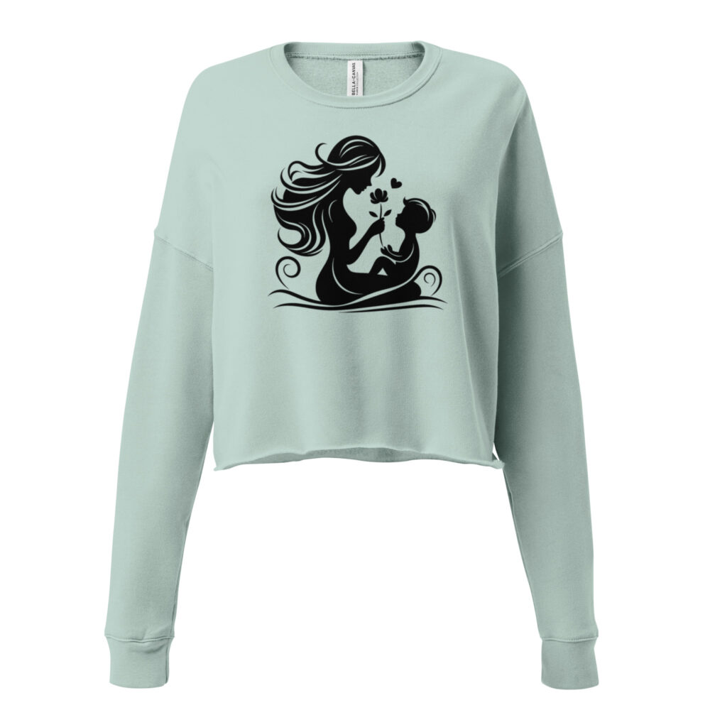Crop top majica dugih rukava  "Mama" - Slika 2