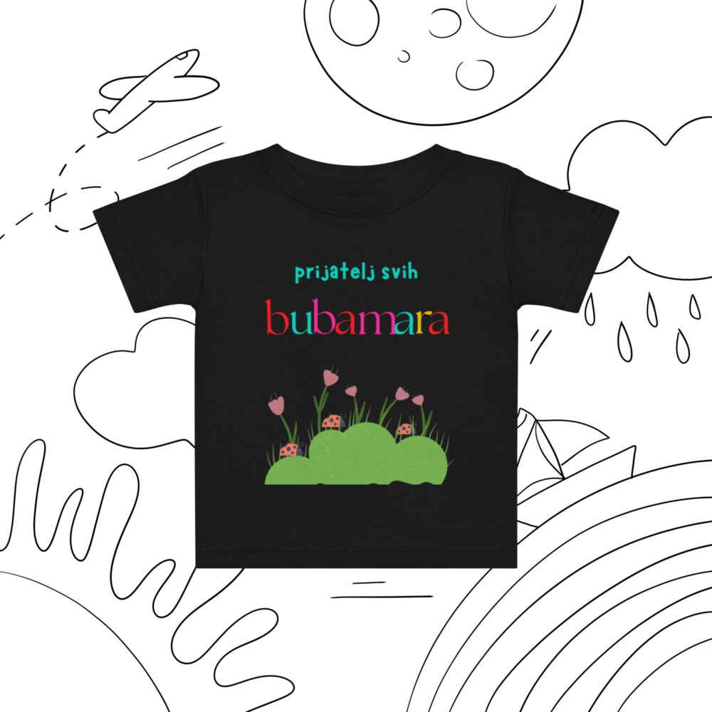 Kratka majica za bebe “Prijatelj svih bubamara” - Slika 2