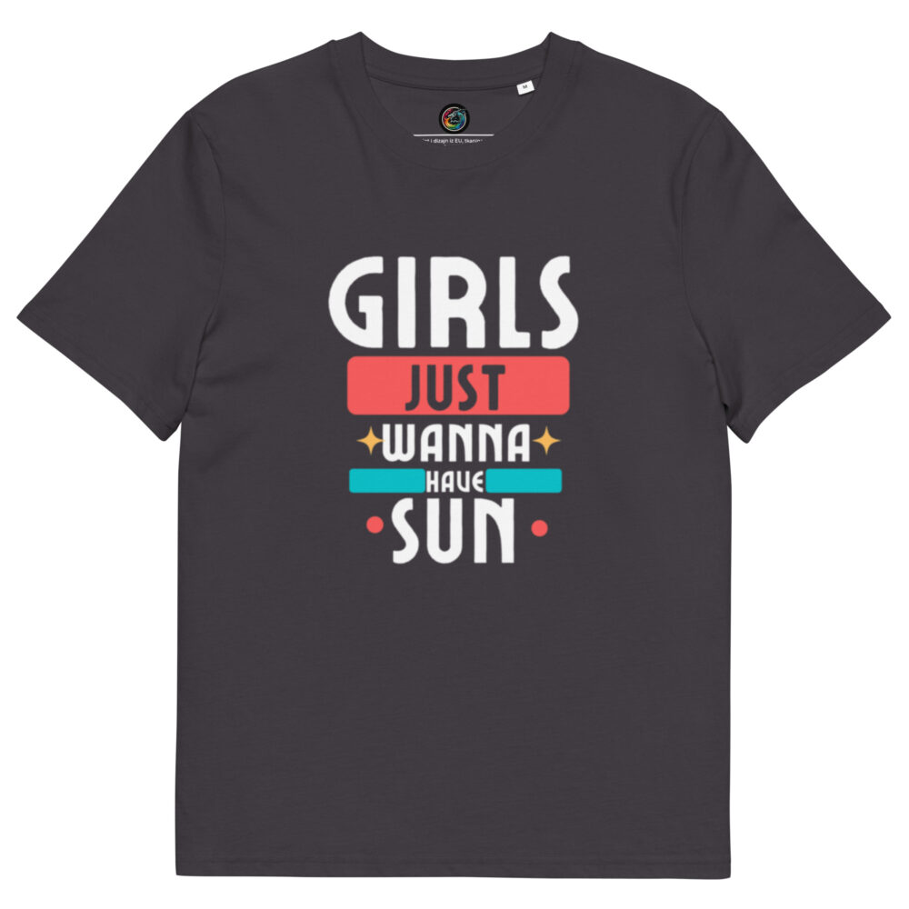 Kratka majica “Girls just wanna have sun” – organski pamuk - Slika 5