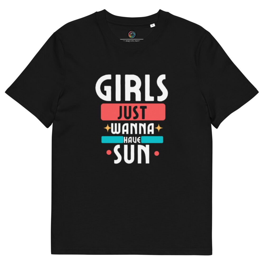 Kratka majica “Girls just wanna have sun” – organski pamuk