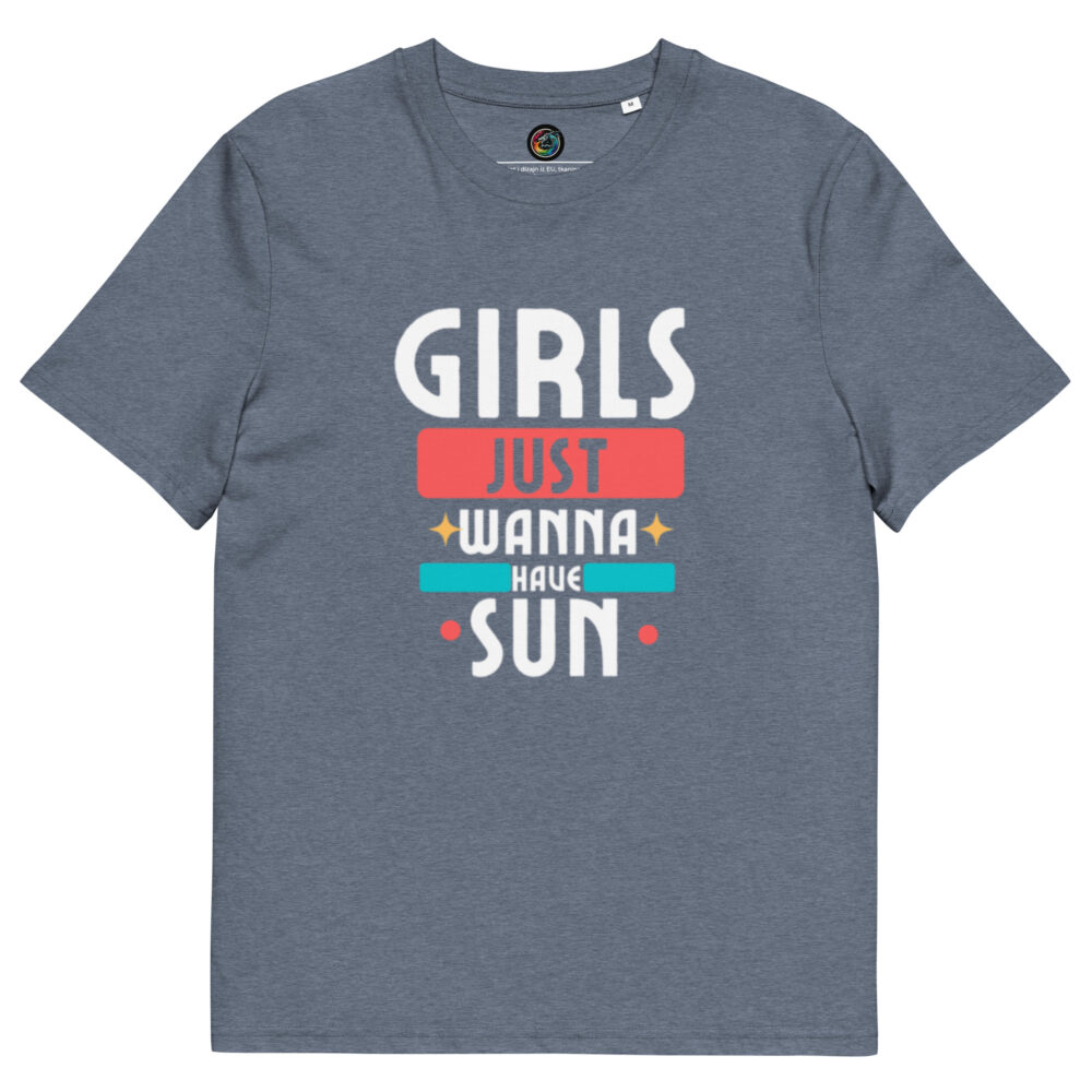 Kratka majica “Girls just wanna have sun” – organski pamuk - Slika 8