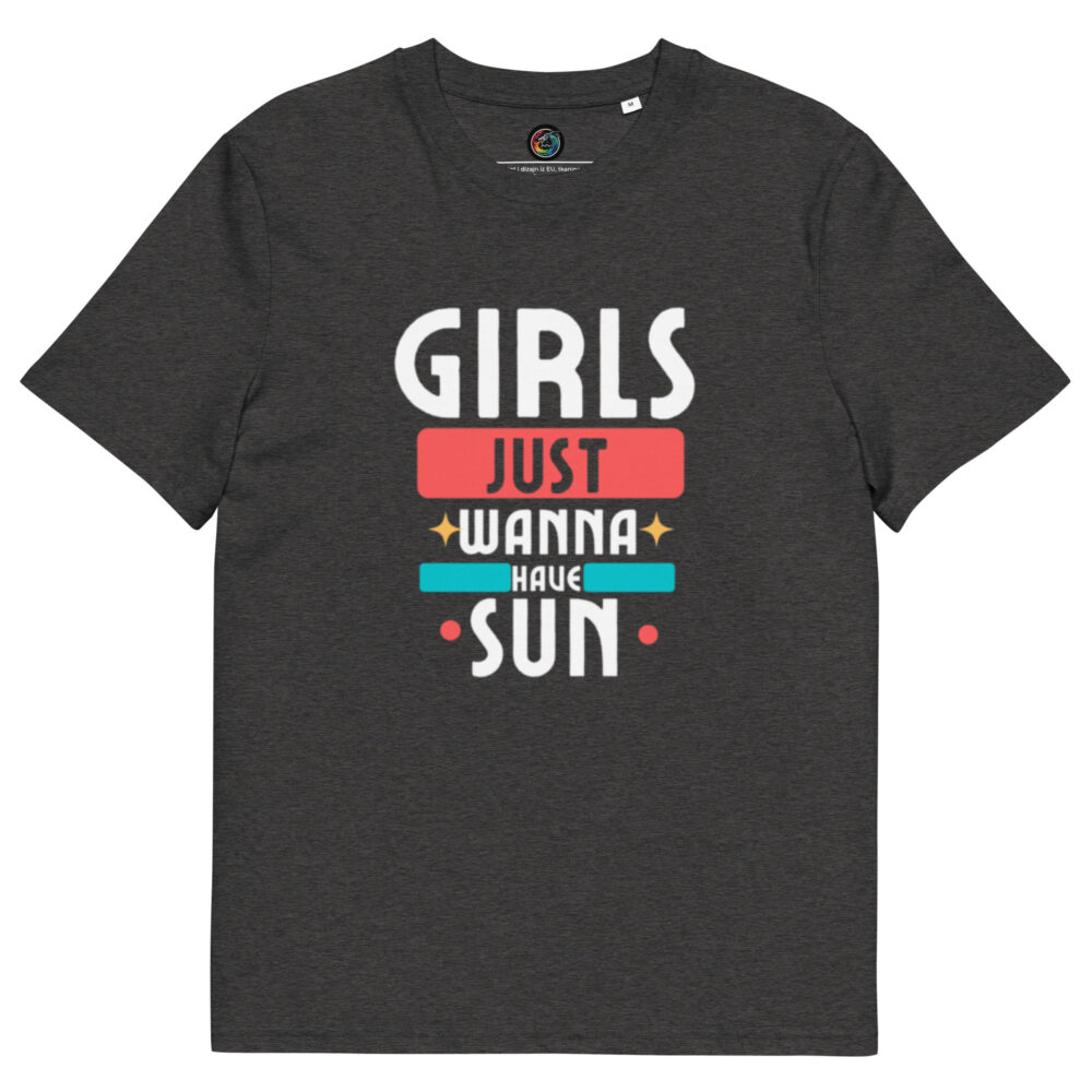 Kratka majica “Girls just wanna have sun” – organski pamuk - Slika 3