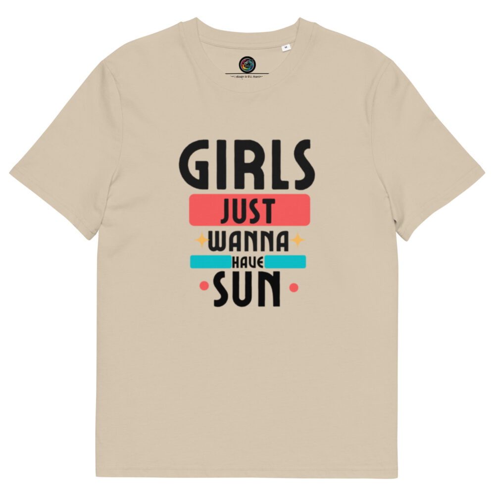Kratka majica “Girls just wanna have sun” – organski pamuk - Slika 12