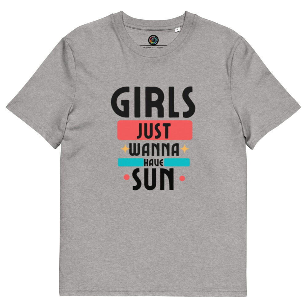 Kratka majica “Girls just wanna have sun” – organski pamuk - Slika 11