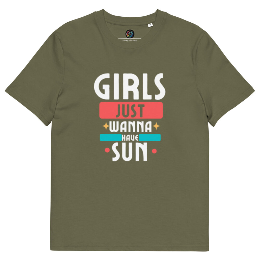 Kratka majica “Girls just wanna have sun” – organski pamuk - Slika 7