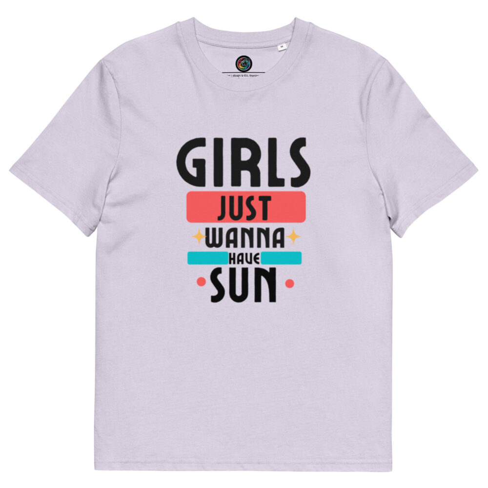 Kratka majica “Girls just wanna have sun” – organski pamuk - Slika 15
