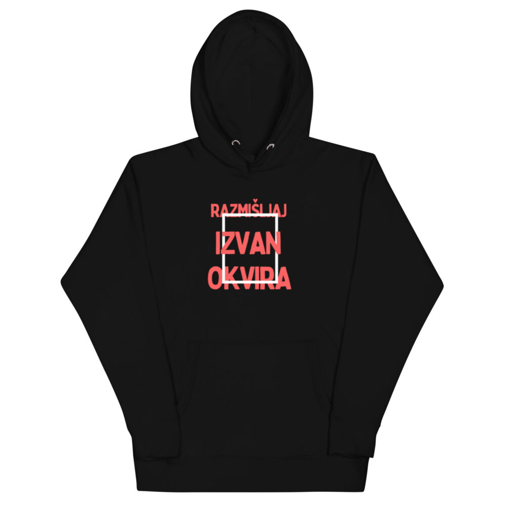 Hoodie Razmišljaj izvan okvira" - Slika 2