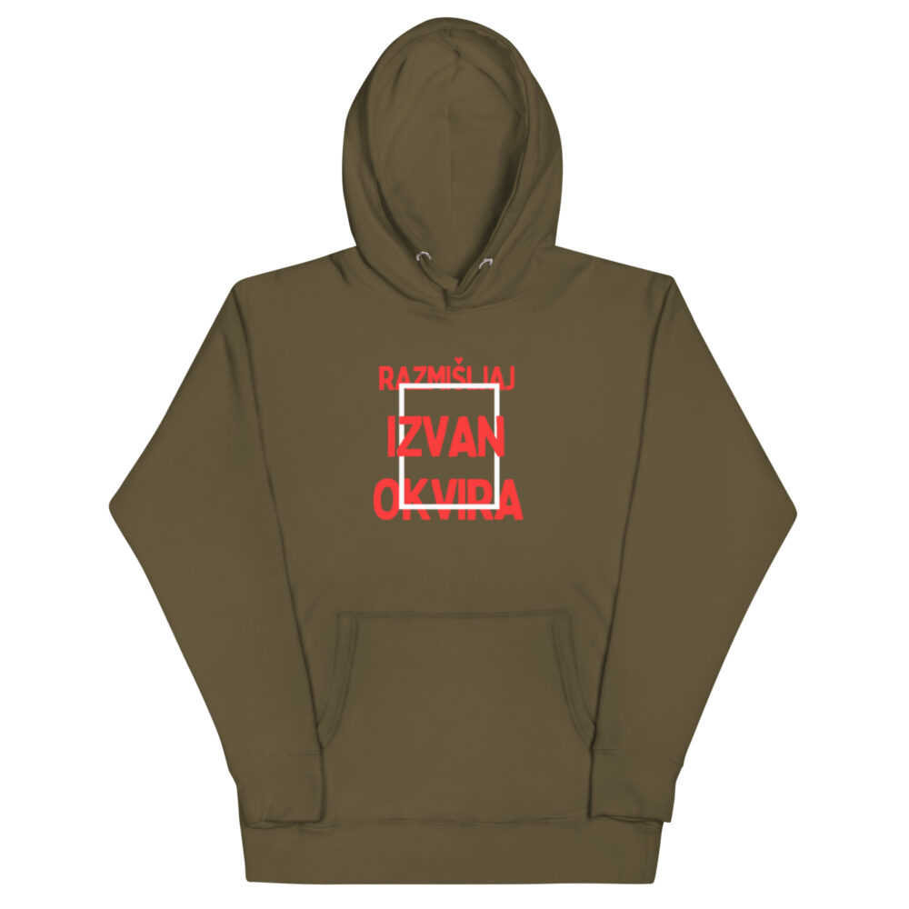 Hoodie Razmišljaj izvan okvira" - Slika 10