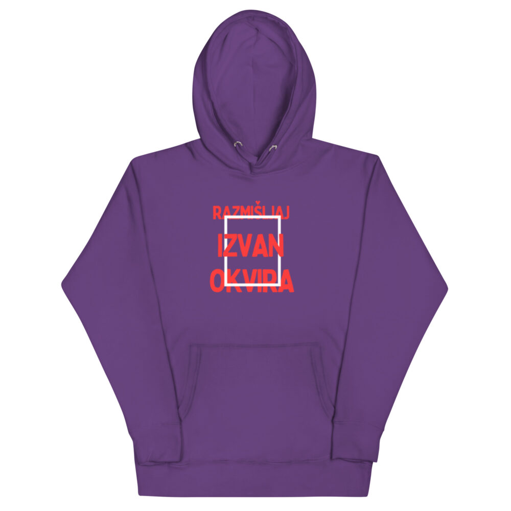 Hoodie Razmišljaj izvan okvira" - Slika 8
