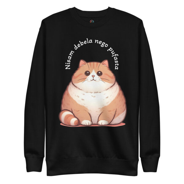 Dugačka majica “Nisam debela nego pufasta"