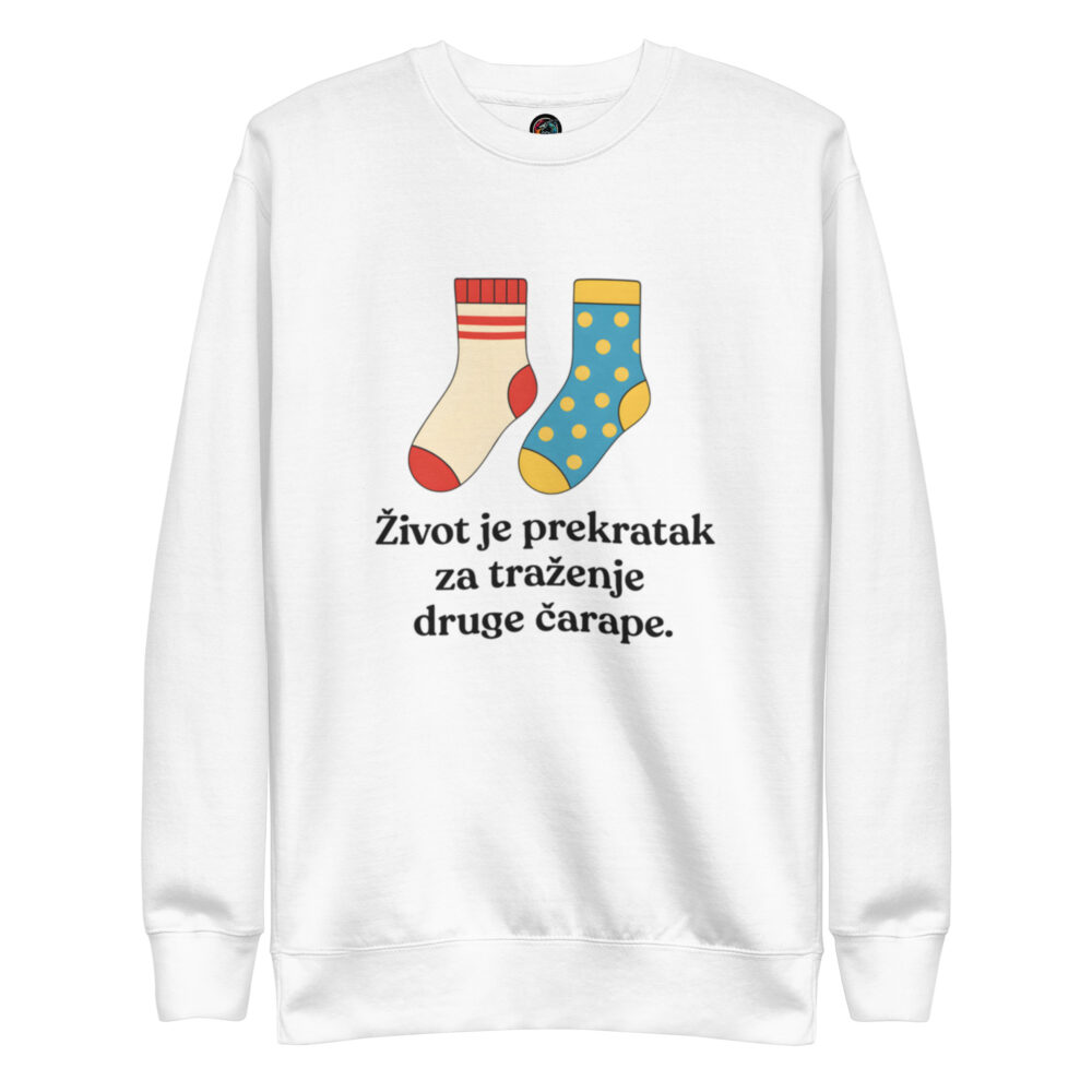 Dugačka majica “Život je prekratak za traženje druge čarape" - Slika 10