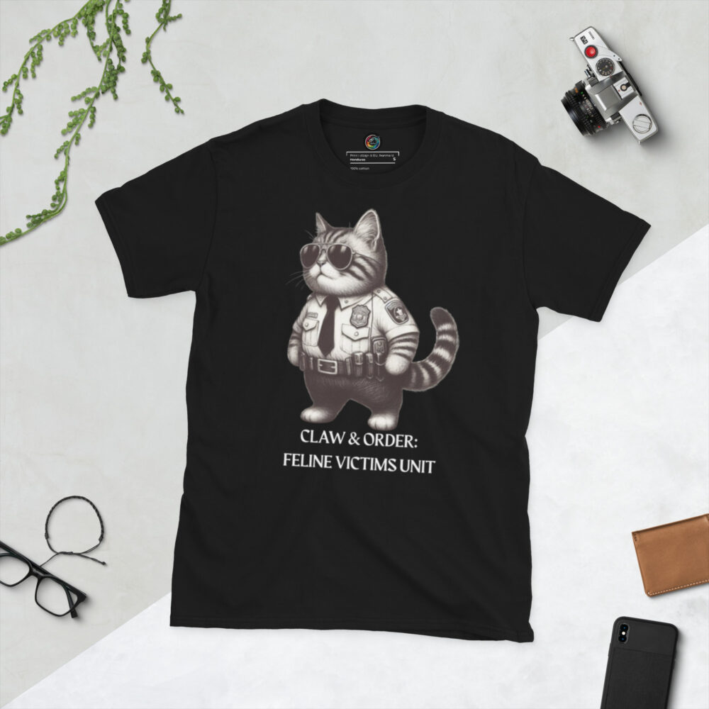 Kratka majica  "Claw & order: Feline victims unit"