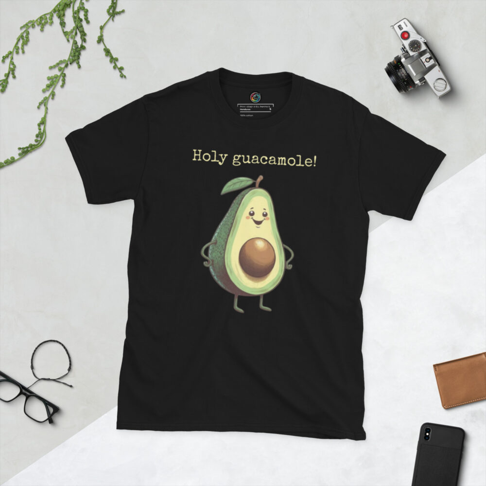 Kratka majica s natpisom "Holy guacamole!" - Slika 2