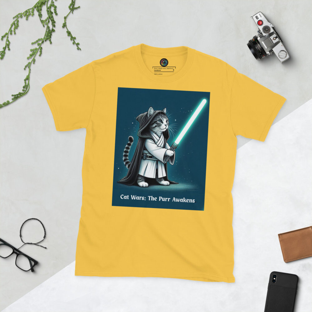 Kratka majica "Cat Wars: The Purr Awakens" - Slika 11
