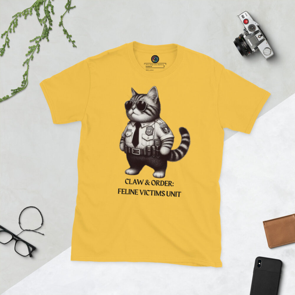 Kratka majica  "Claw & order: Feline victims unit" - Slika 9