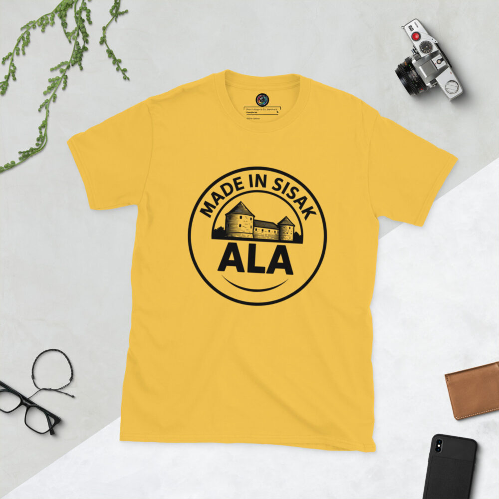 Kratka majica s natpisom "Ala" - Slika 9