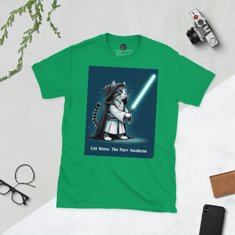 Kratka majica "Cat Wars: The Purr Awakens" - Slika 12