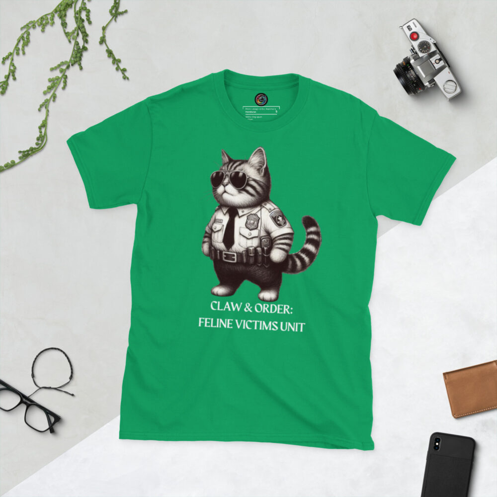Kratka majica  "Claw & order: Feline victims unit" - Slika 12