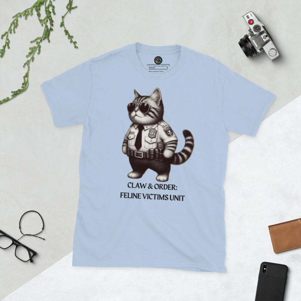 Kratka majica  "Claw & order: Feline victims unit" - Slika 13