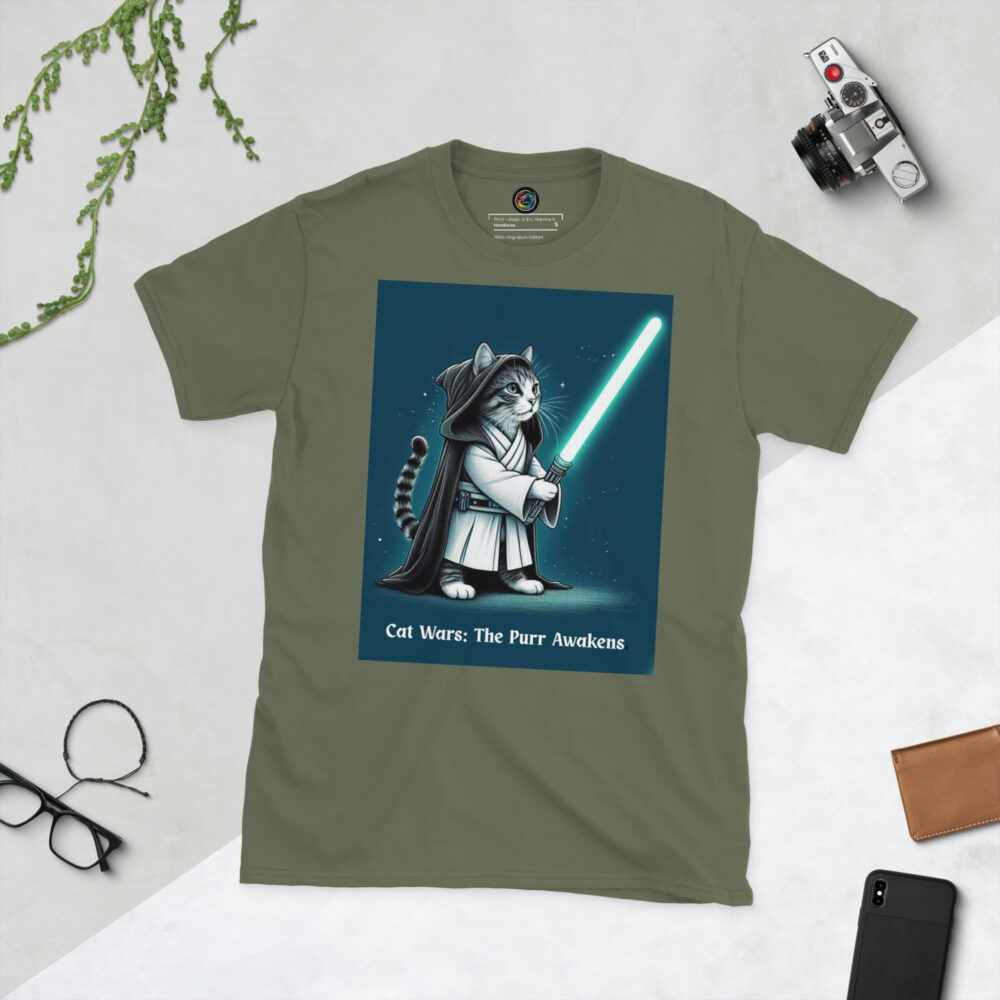 Kratka majica "Cat Wars: The Purr Awakens" - Slika 8